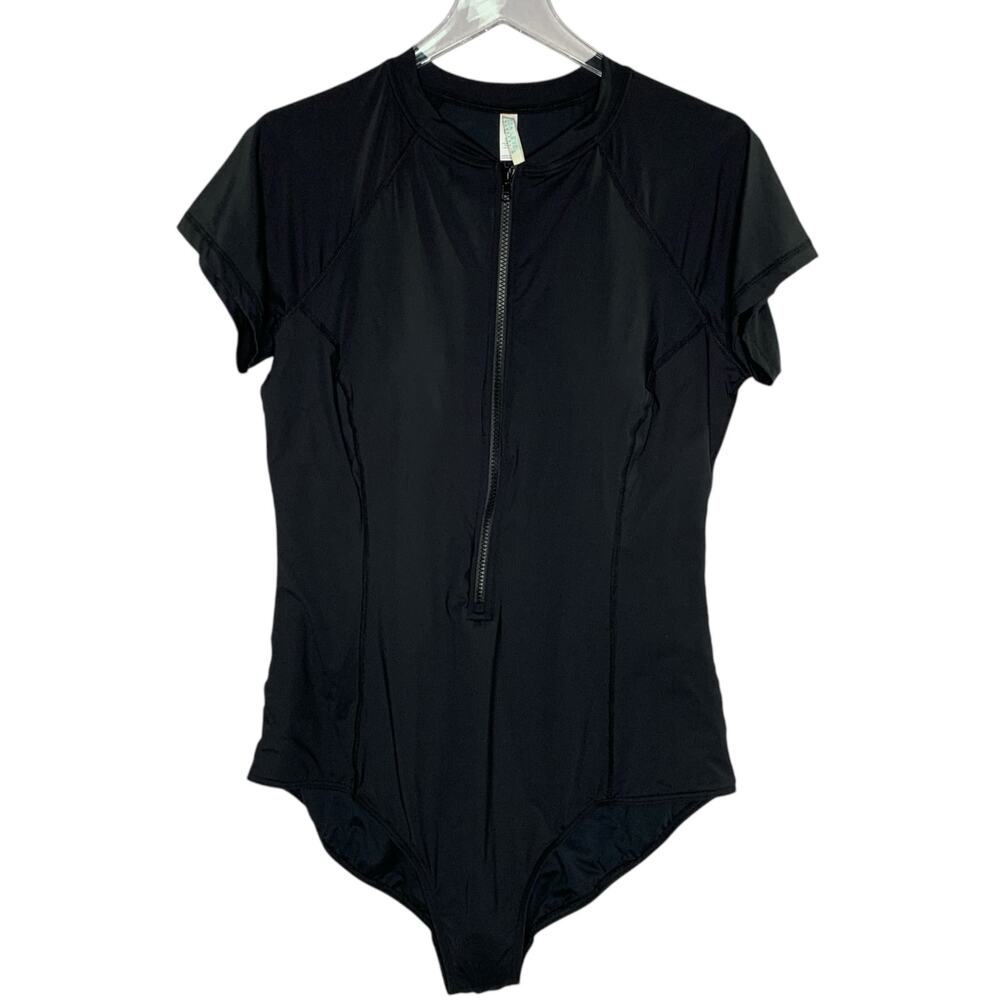 Sea Level Australia US14 Eco Essentials One Piece Swimsuit Black Modest